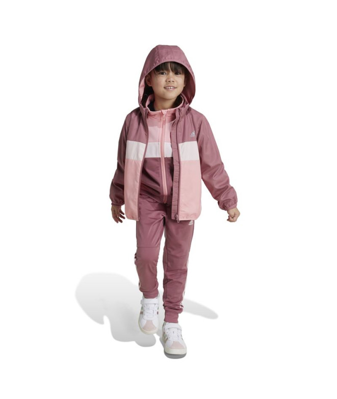 Cortavientos adidas Wind.Rdy Tiberio Infantil Rosa