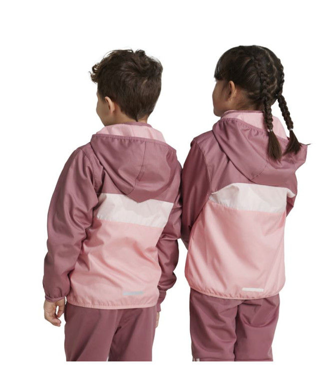 Cortavientos adidas Wind.Rdy Tiberio Infantil Rosa