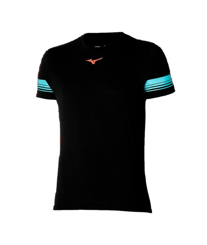 Camiseta Running Mizuno Mizuno Homem De Atletismo Preto