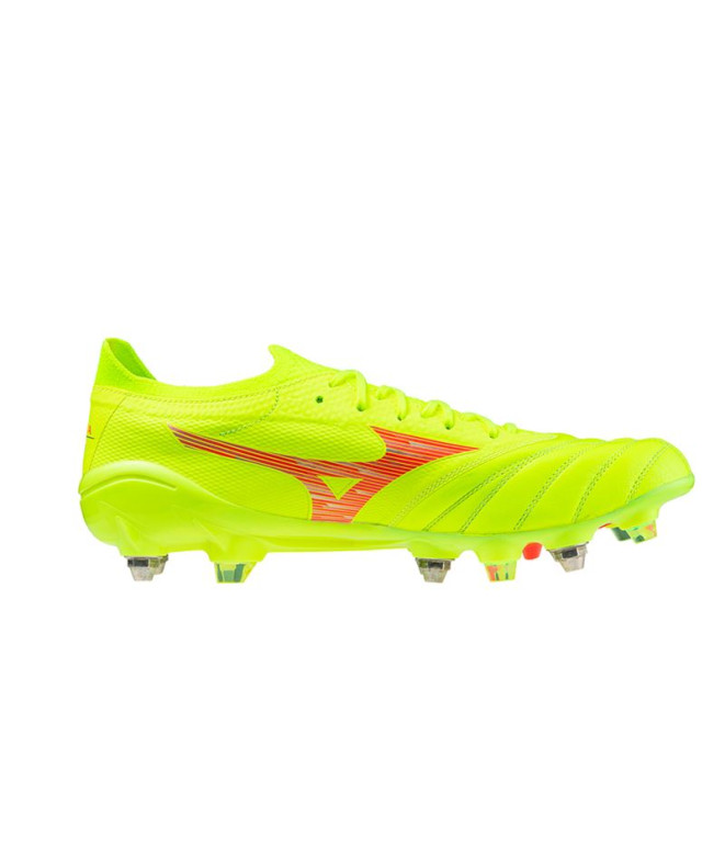 Botas de fútbol Mizuno Morelia Neo Iv Elite Mix Amarillo Neón