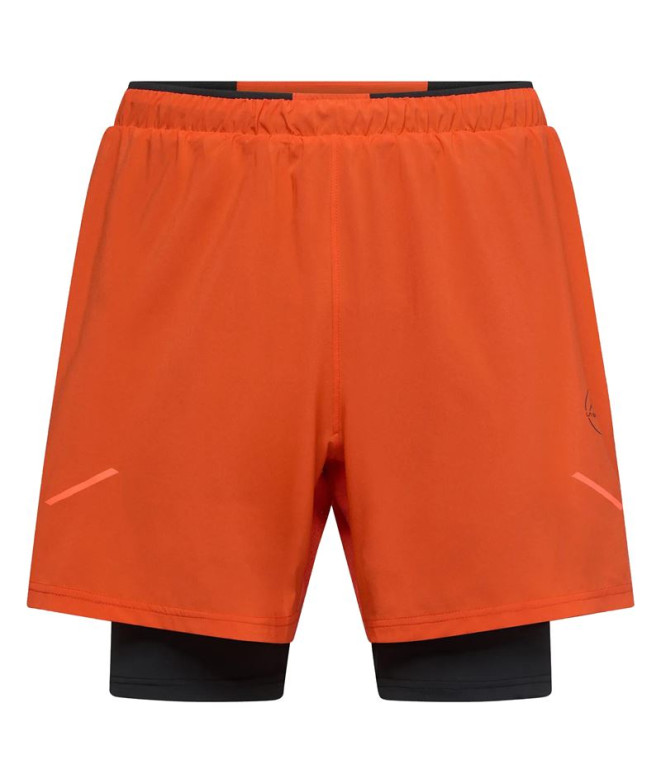 Pantalones de Trail La Sportiva Trail Bite Hombre Rojo/Negro