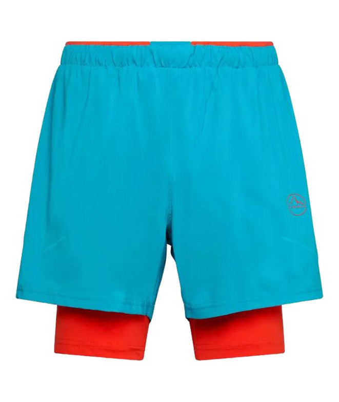 Calça Trail Trail Homem de La Sportiva Bite Azul/Laranja