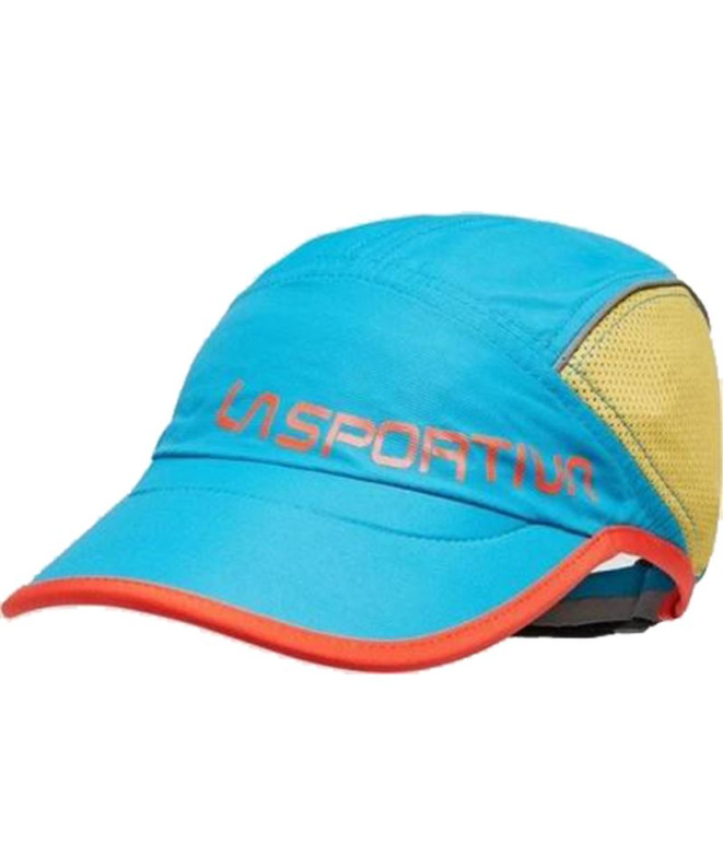 Gorra de Trail La Sportiva Shield Azul/Naranja
