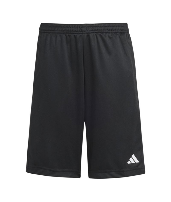 Calça adidas Infantil Train Essentials Logo Regular Fit Preto/Branco