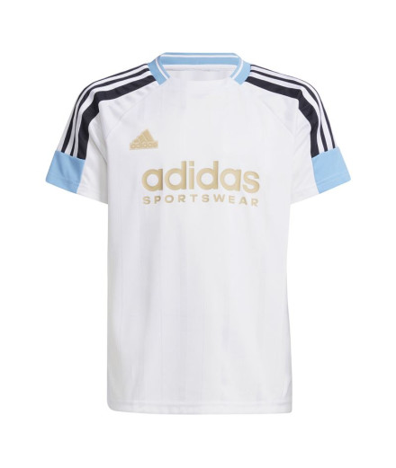 Camiseta adidas Pack Infantil Tiro Nations Branco Camiseta adidas Pack Infantil Tiro Nations Branco