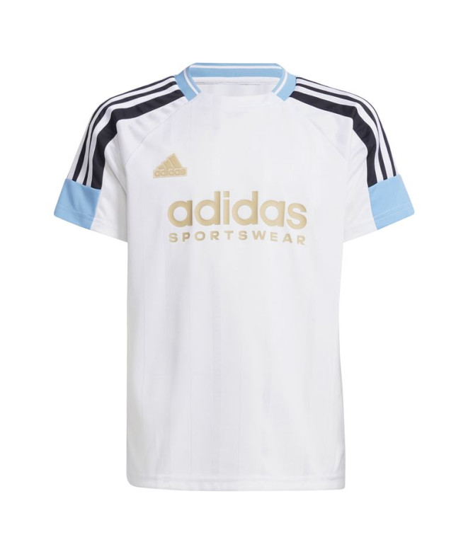 Camiseta adidas Tiro Nations Pack Infantil Blanco