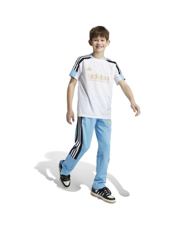 Camiseta adidas Pack Infantil Tiro Nations Branco