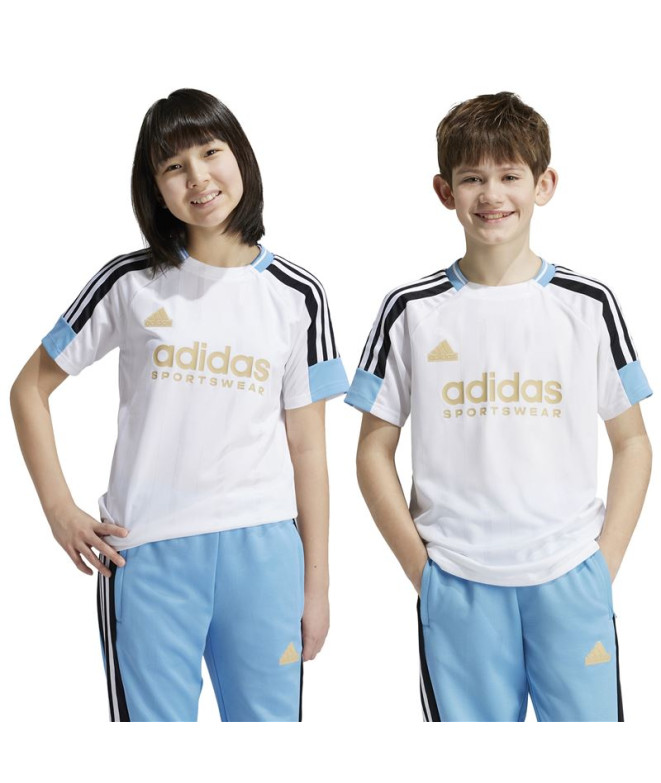 Camiseta adidas Pack Infantil Tiro Nations Branco