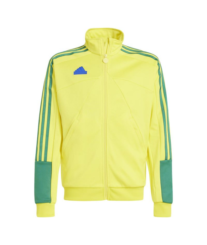 Sudadera adidas Tiro Nations Pack Track Infantil Amarillo