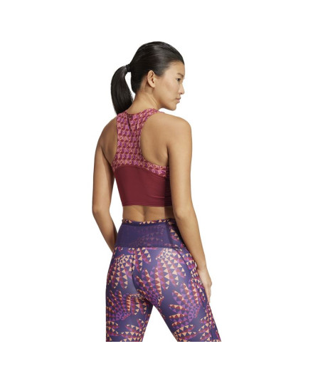 Camiseta Running adidas Mulher de Adizero X Farm Garnet 2