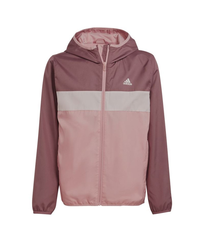 adidas Infantil Corta-vento Wind.Rdy Tiberio Rosa