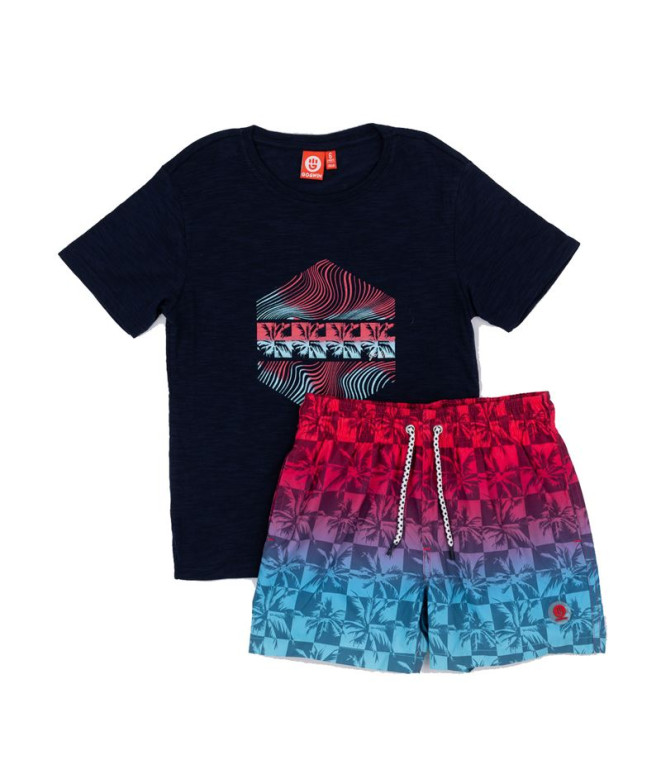 Conjunto Go & Win Baño Nebon Niño Azul