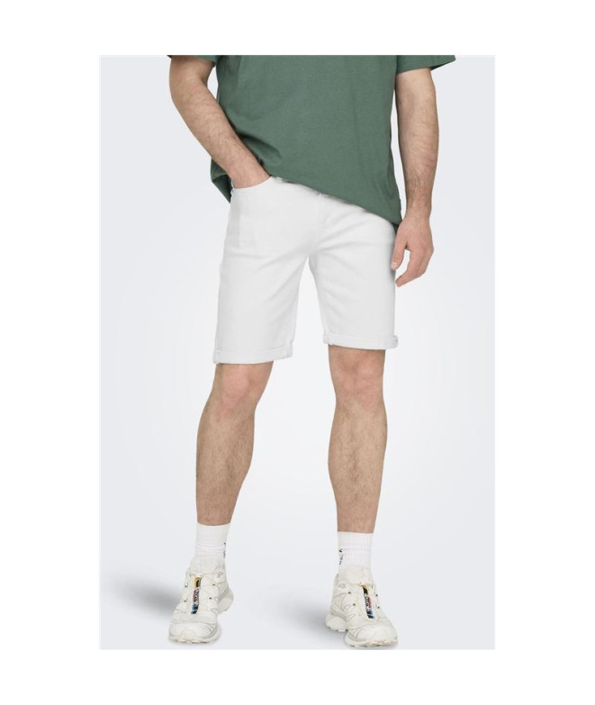 Pantalón Only & Sons Onsply White 9297 White...
