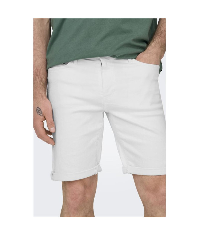 Calça Only & Sons Onsply White 9297 White Homem