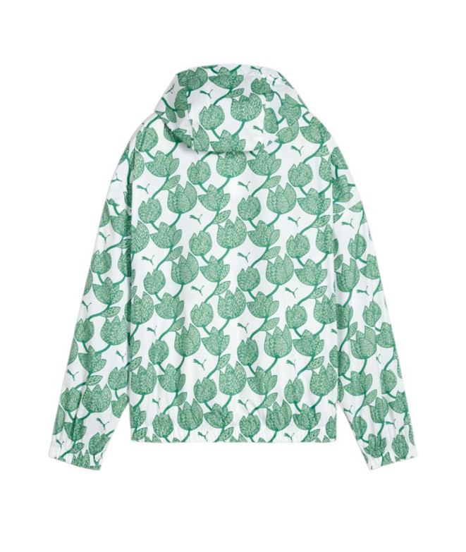 Coupe-vent Puma BLOSSOM AOP Green Femme