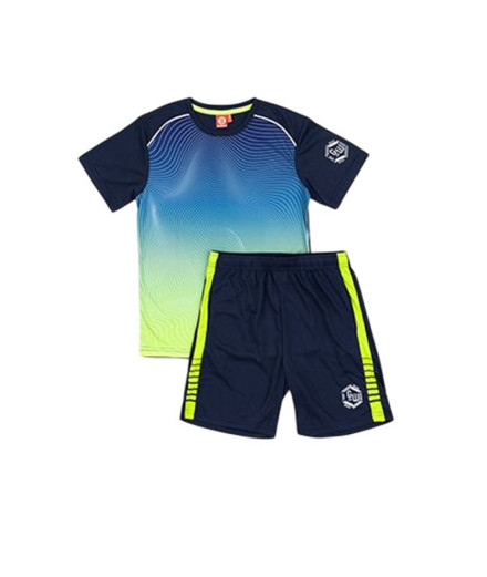 Conjunto Go & Win Menino Totten Poliéster Azul