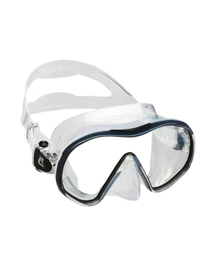 Máscara Cressi F-Dual Transparente-Negro