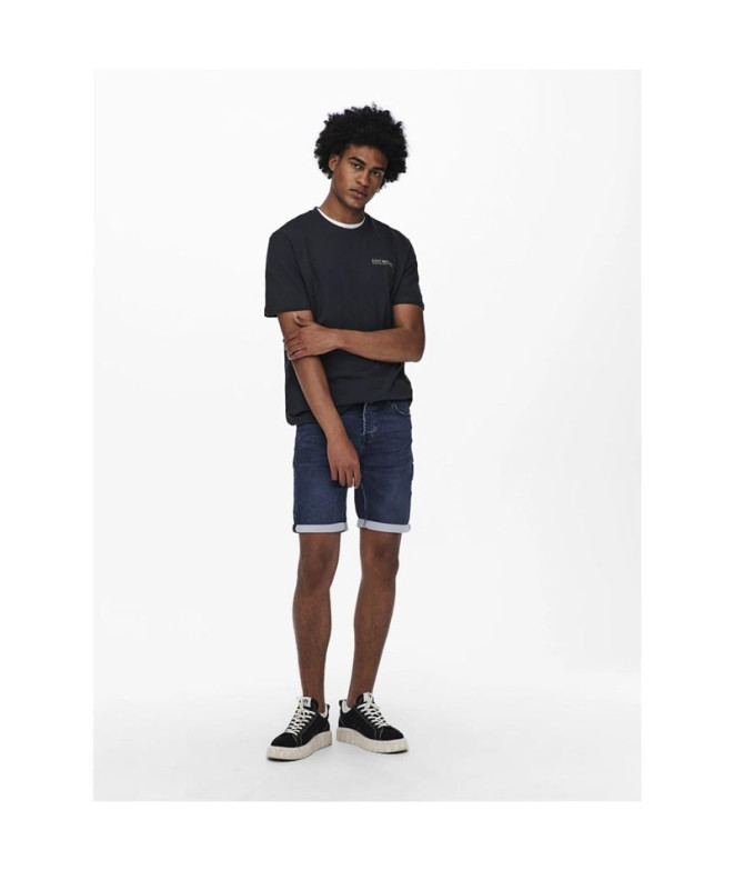 Pantalon Jean Only & Sons Regular D Blue 8582...