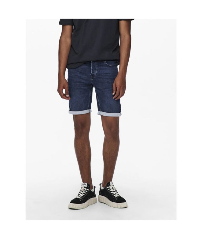 Calça Jeans Only & Sons Regular D Blue 8582...