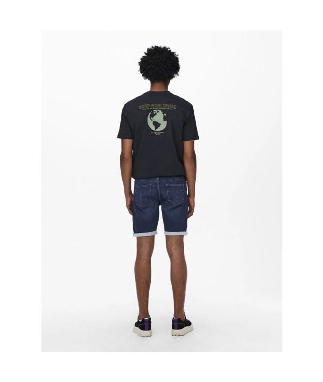 Pantalon Jean Only & Sons Regular D Blue 8582...