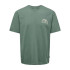 Camiseta Homem Only & Sons Onskylan Rlx Icon Verde floresta escuro