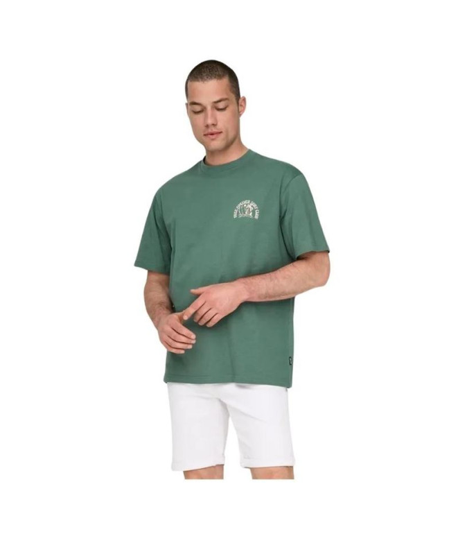Camiseta Homem Only & Sons Onskylan Rlx Icon...