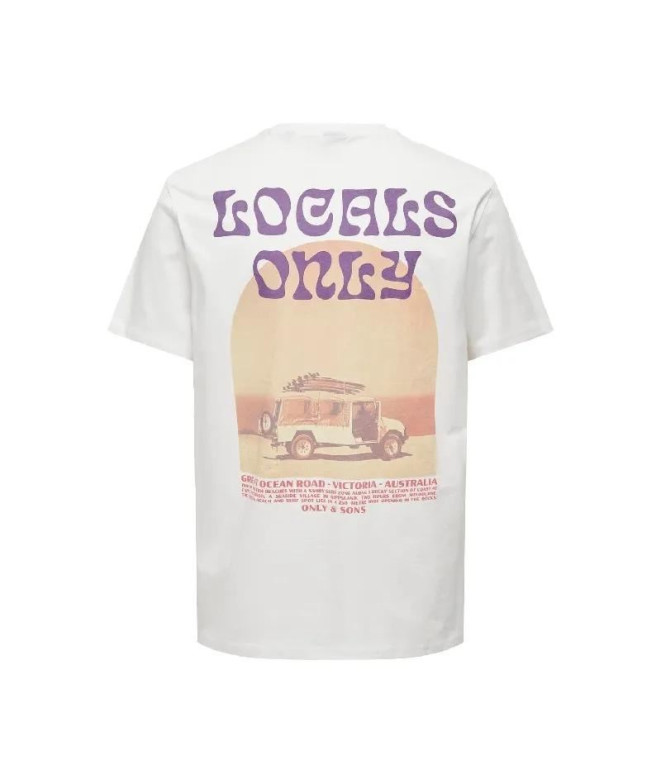 Camiseta Homem Only & Sons Onskye Reg Photo...
