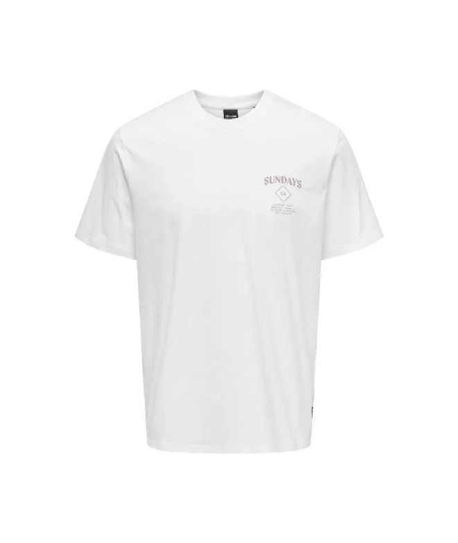 Camiseta Only & Sons Onskye Reg Photo Sundays Hombre