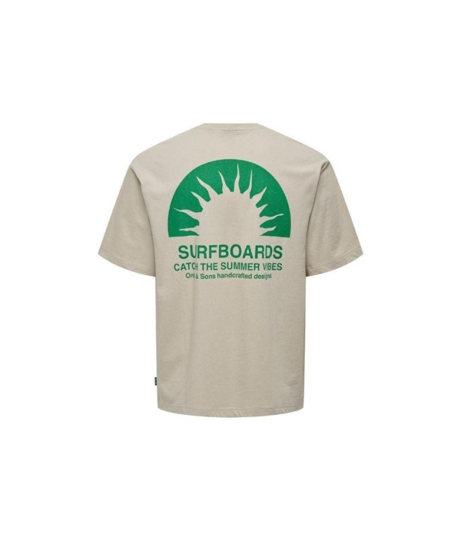 Camiseta Only & Sons Onskasen Rlx Silver Lining...