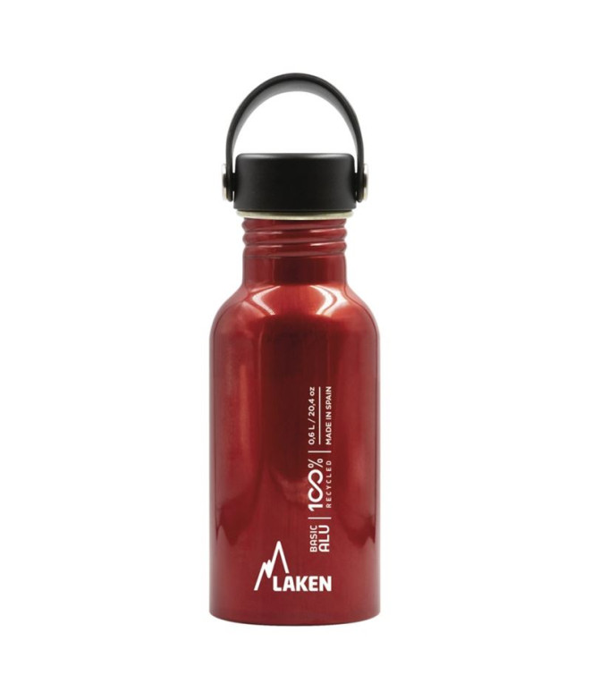 Botella basic Laken Aluminio 0,60 l T.Oasis Rojo