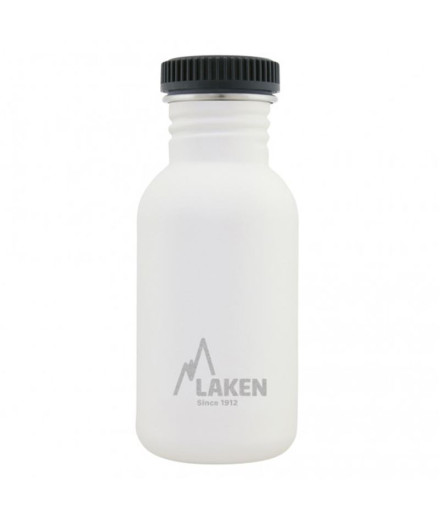 Garrafa Laken aço inoxidável Basic 500 ML Branco