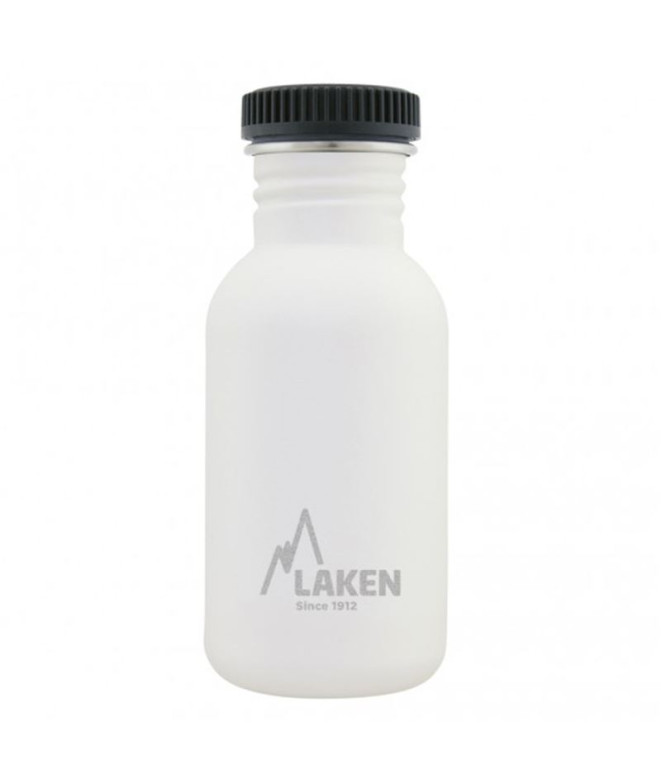 Garrafa Laken aço inoxidável Basic 500 ML Branco