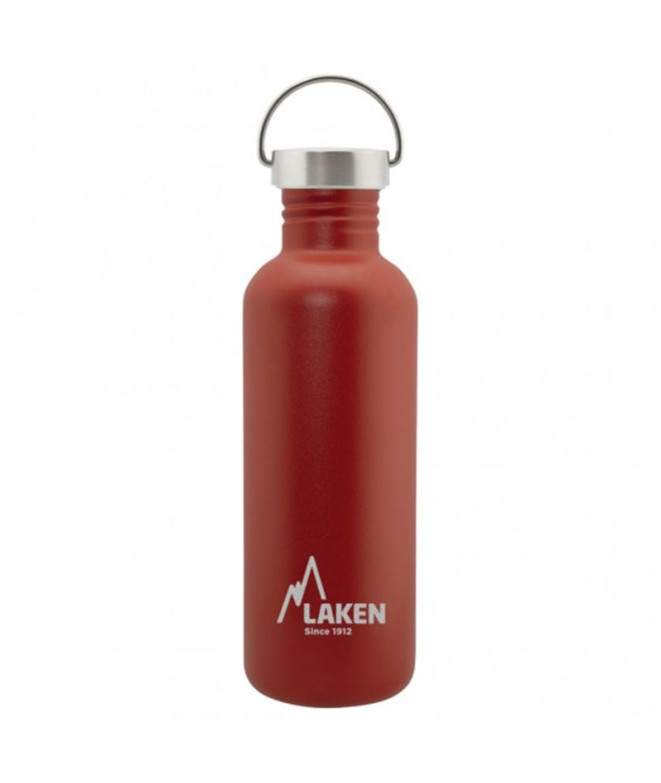 Bouteille Bouchon acier inoxydable Basic 1L S/S Rouge