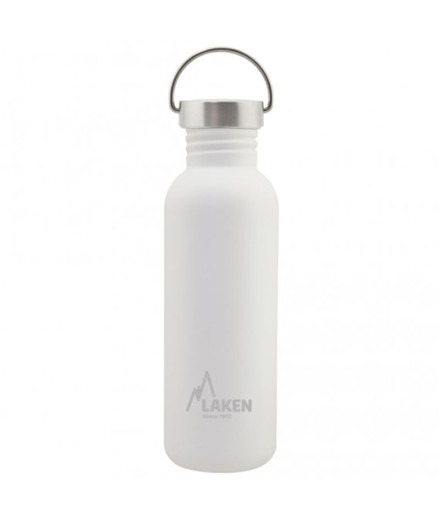 Botella de acero inoxidable Basic 750 ML S/S Tapón Blanco