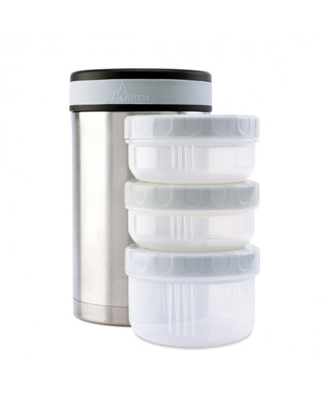 Termo para alimentos Laken Acero Inoxidable 1,5L 3 Contenedores