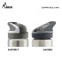 Bouteille Laken acier inoxydable thermique 18/8 1L Blanc