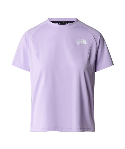 Camiseta Montanha The North Face Mulher de Ma S/S Purple