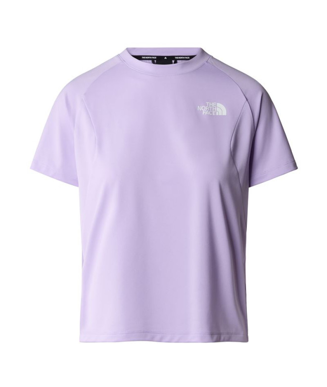 Camiseta Montanha The North Face Mulher de Ma S/S Purple