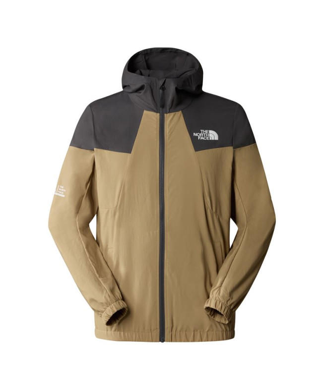 Casaco Montanha The North Face Homem moletom com capuz com faixa by Ma Wind Bege