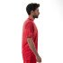 Camiseta Pádel Drop Shot de Benara Lime Red/White Homem