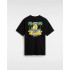 Camiseta Vans Tempo de inatividade Preto Homem
