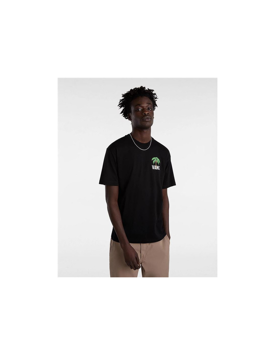 T shirt Vans Down Time Black Homme