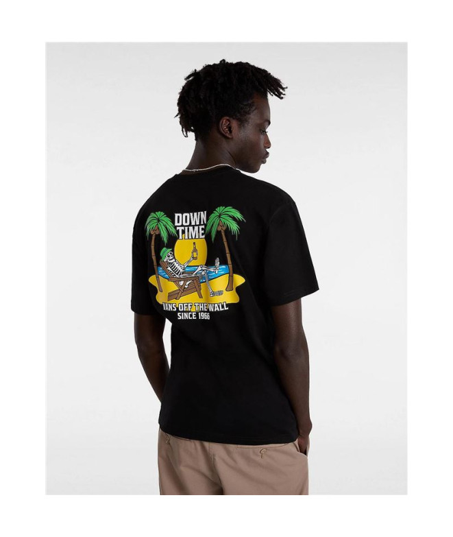 Camiseta Vans Down Time Preto Homem