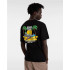 Camiseta Vans Tempo de inatividade Preto Homem