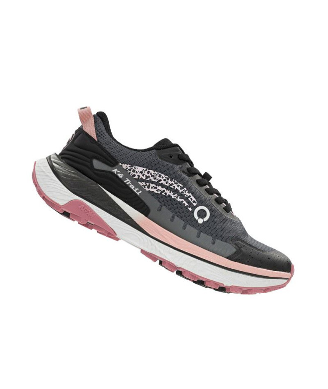 Chaussures Trail Trail par Atom At167 K4 Run Noir Femme