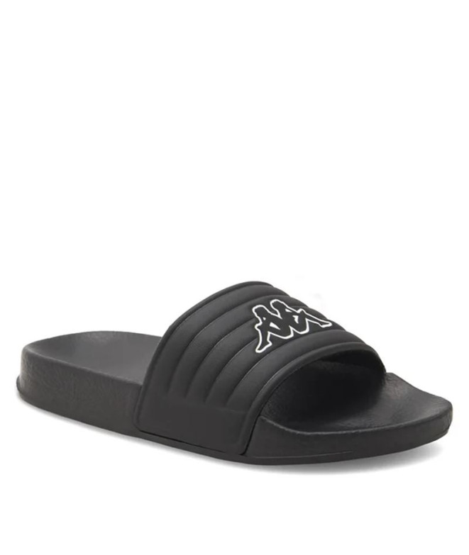 Chanclas Kappa Noles Infantil Negro/Blanco