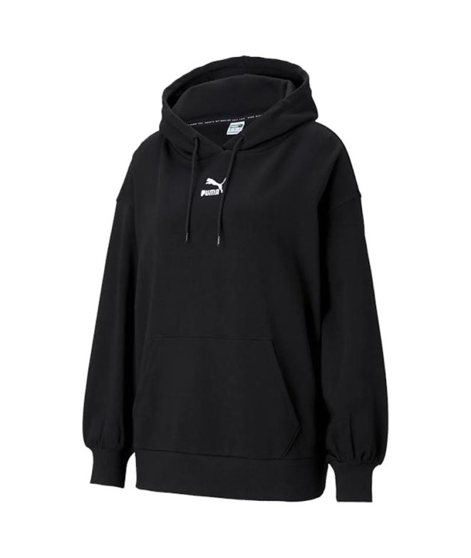 Moletom Mulher Puma Classic Oversize Preto