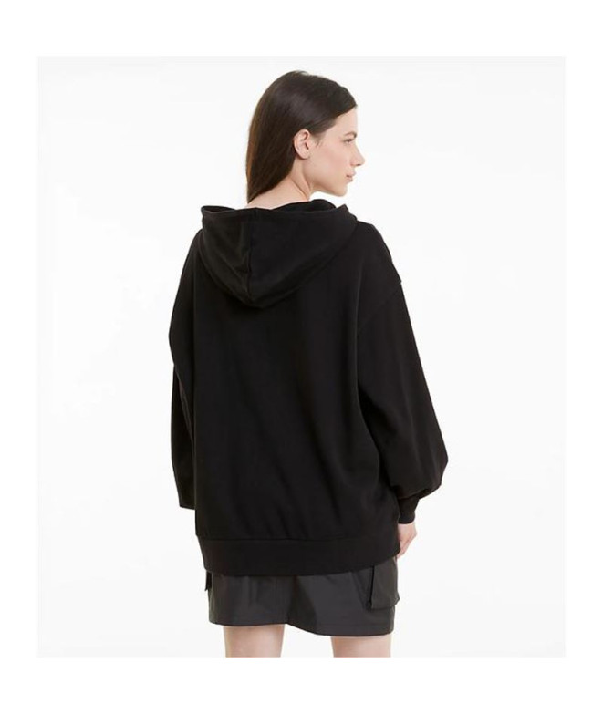 Moletom Mulher Puma Classic Oversize Preto