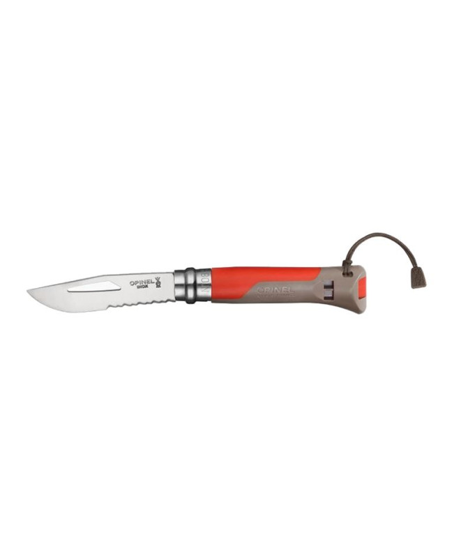 Montagne Canif Opinel N°08 Terre - rouge