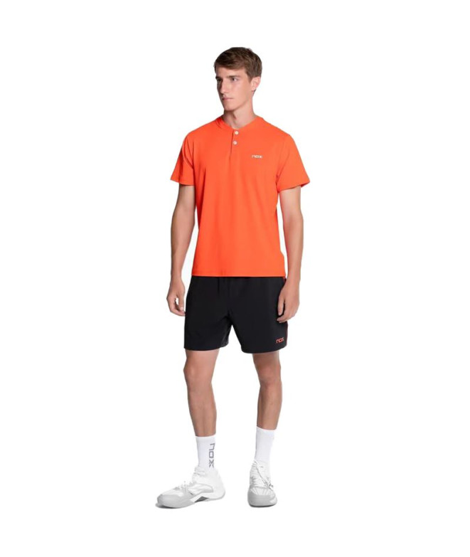 Polo de pádel Nox Team Regular Roja Hombre